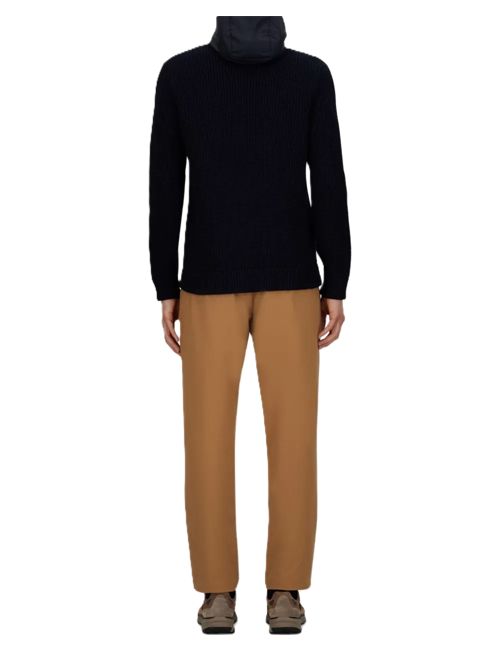 Hooded cardigan HERNO | MC000195U702729290 BLU SCURO
